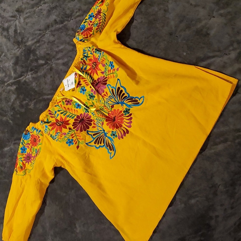NWT Ragstock embroidered shirt